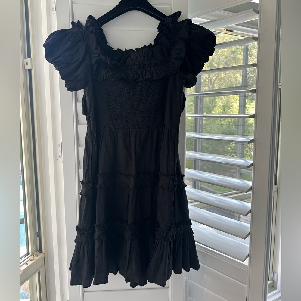 Love The Label Anthropologie Rosaline Dress Black Size Small - Picture 4 of 6